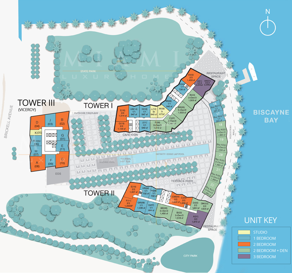 Icon Brickell Condos Sitemap